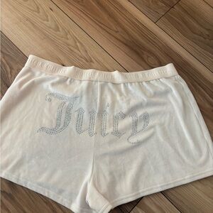Juicy Couture Women's Cream Pajama Shorts